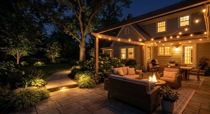 Backyard Lighting Service in Kansas City, KS
