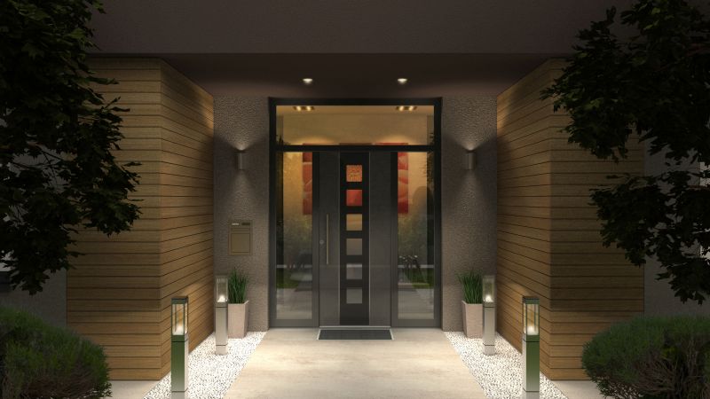 Entryway Lighting Installation in Olathe, KS
